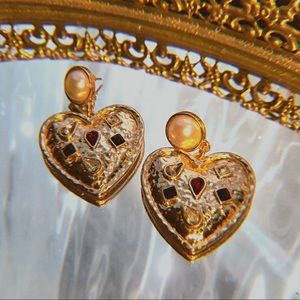 Queen of Hearts Statement Earrings